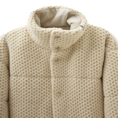 Bonsai Knit Puffer Jacket Butter OT007 Degli Uberti